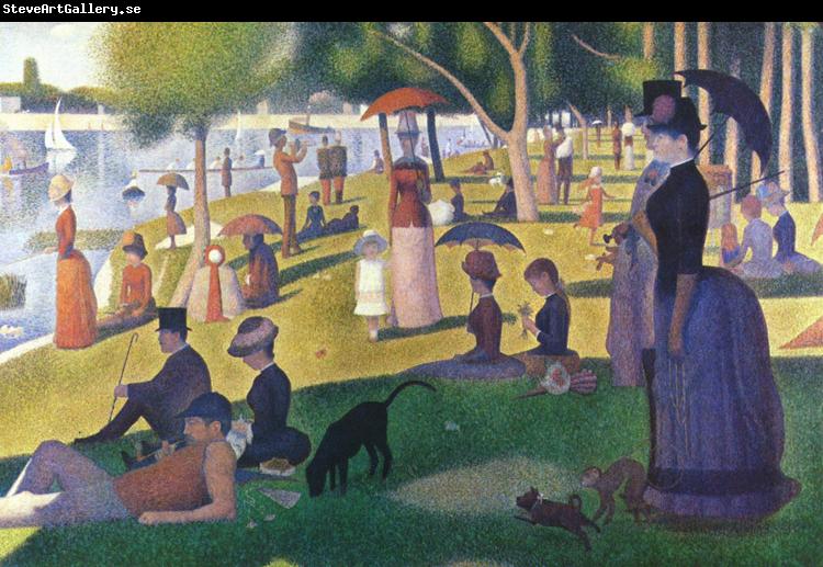 Georges Seurat A Sunday on La Grande jatte (mk39)